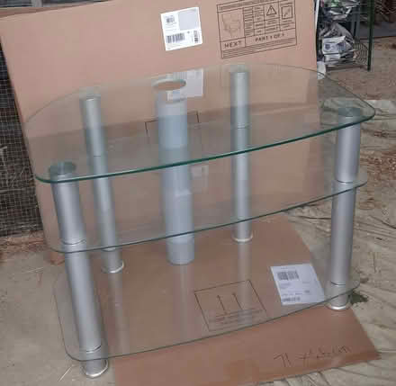 Photo of free Glass tv stand (Arncott OX25) #1