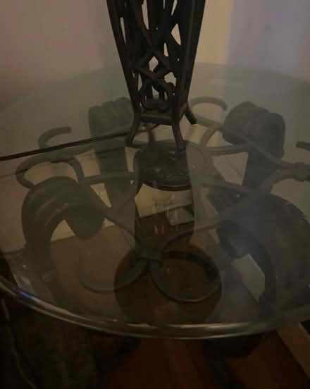 Photo of free Wrought iron end table (Clifton, NJ) #2