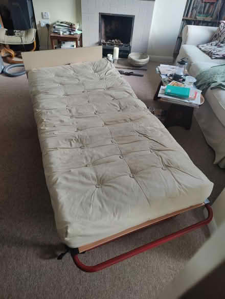 Photo of free Fold up single bed and mattress (Bolstone HR2) #2
