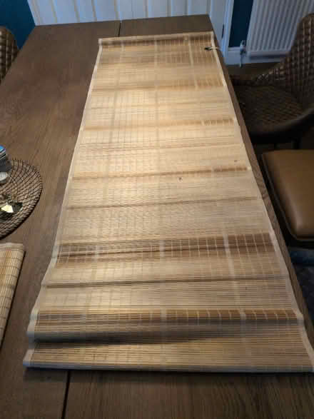 Photo of free 2 working, wooden, roller blinds (RG4) #1