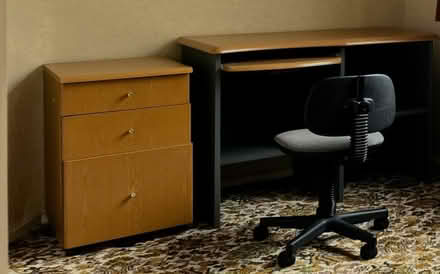Photo of free Desk, drawers and seat (Formby L37) #1