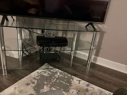 Photo of free Glass tv stand (Clydebank) #1