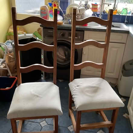 Photo of free Two dinning room chairs (Dickleburgh IP21) #1