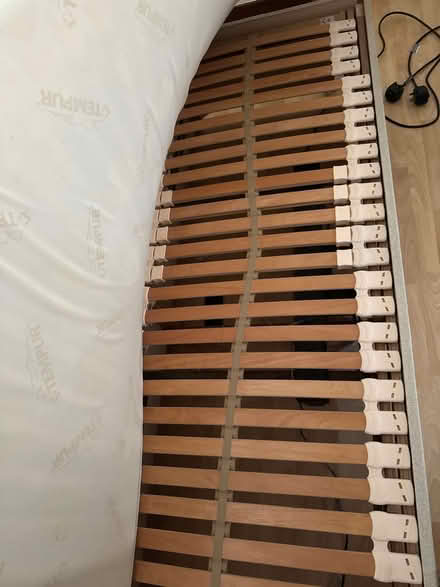 Photo of free King size tempur bed with mattress (Sl1) #4