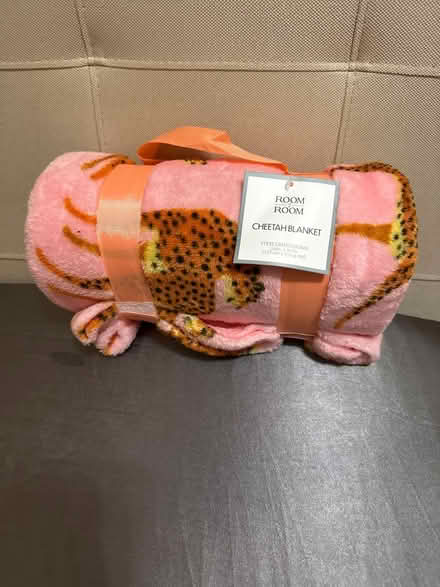 Photo of free 50x60 Cozy Cheetah Blanket (Clason Point Bronx NY) #1