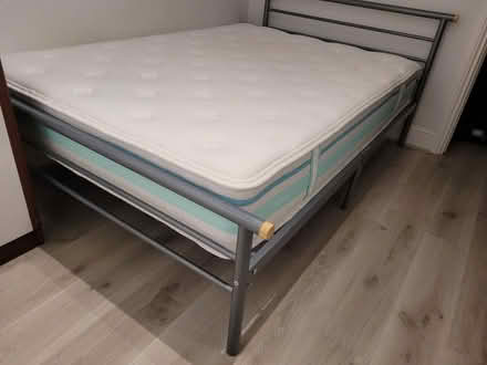 Photo of free Double bed frame and matress (NW7) #1