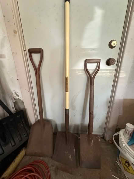 Photo of free square blade/ flat edged shovels (Arlington Center) #1