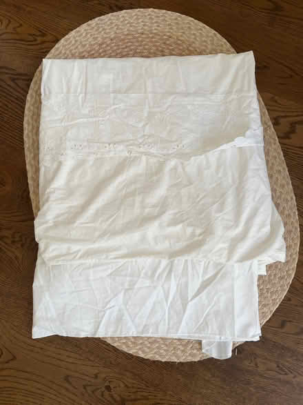 Photo of free White King Size Cotton Duvet - ripped (Teddington TW11) #1