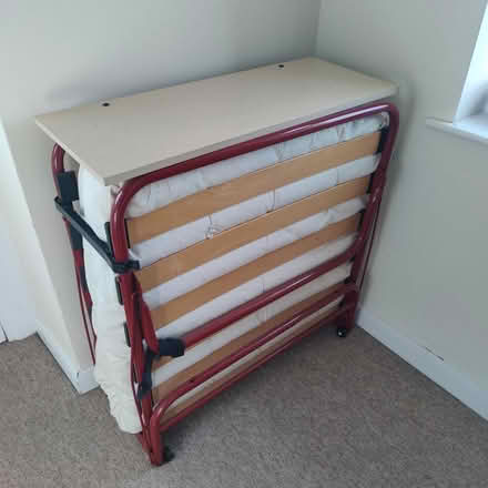 Photo of free Fold up single bed and mattress (Bolstone HR2) #3