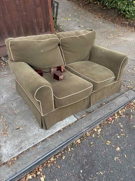 Photo of free Green couch (North Berkeley) #1