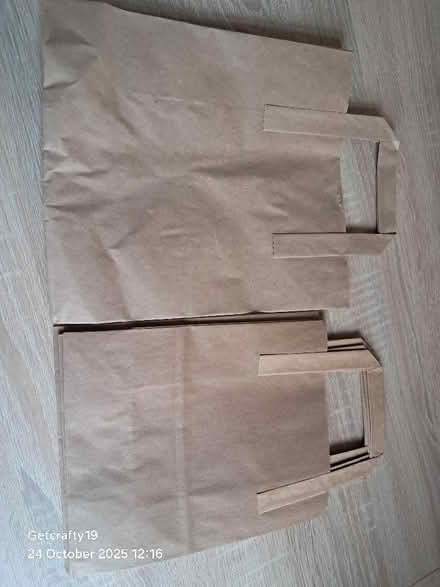 Photo of free Brown paper bags (Shiregreen S5) #1