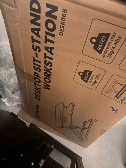 Photo of free Desktop Sit-Stand Workstation (Highbury N5) #2