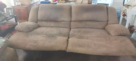 Photo of free Full Size Reclining Couch (15335 Gold Dust Trl 86333) #3