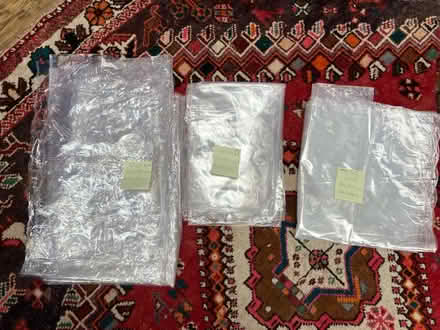 Photo of free 3 plastic table covers (Ickenham) #1