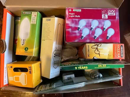 Photo of free Box of assorted light bulbs (ME1) #1