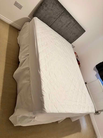 Photo of free Double bed with mattress,headboard (Cosham PO6) #1