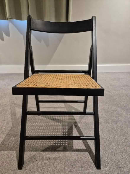 Photo of free Black folding chair (Fleetville AL1) #1