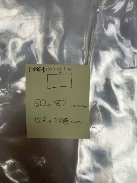 Photo of free 3 plastic table covers (Ickenham) #2