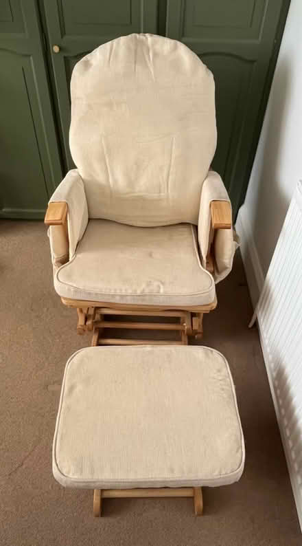 Photo of free Rocking chair and footstool (BN3 7BT) #2