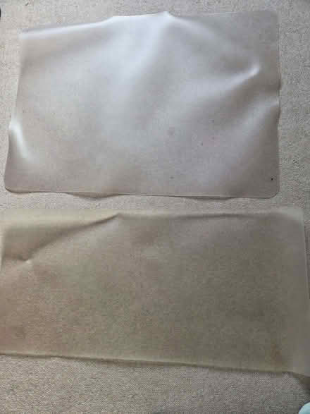 Photo of free 2 very thick clear plastic floor protectors (Dulwich SE21) #1