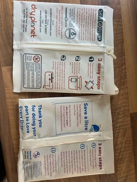 Photo of free Toilet flush water savers (Stanway, CO3) #2