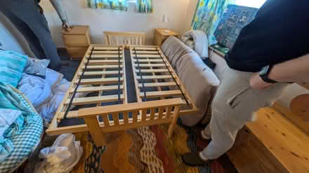 Photo of free Futon sofa bed (SA62 5BT) #3