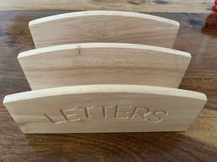 Photo of free Letter holder in wood (W12) #1