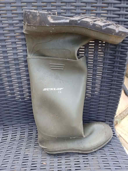 Photo of free Pair of Dunlop wellies size 8 (Epping CM16) #1