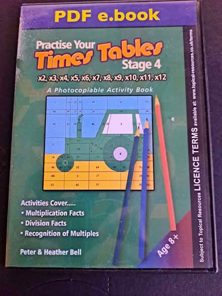 Photo of free PDF e.book Times Tables Stage 4 (Loughborough LE11) #1
