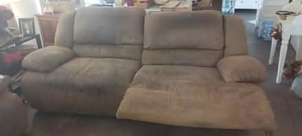 Photo of free Full Size Reclining Couch (15335 Gold Dust Trl 86333) #2