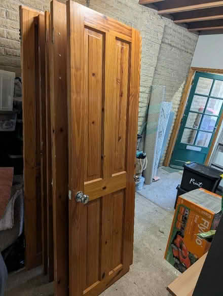 Photo of free Internal solid pine doors (Stannington S6) #1