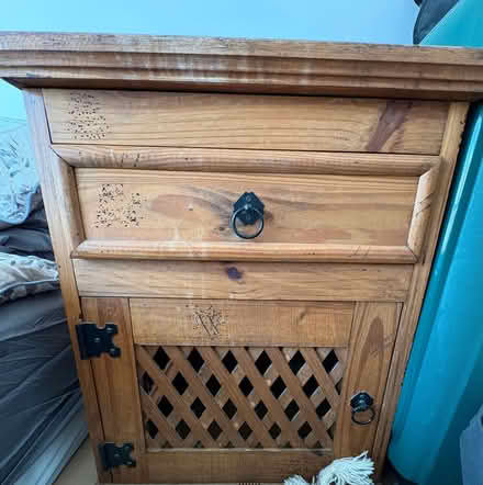 Photo of free Solid pine chest and locker (Shankill Dublin 18) #1