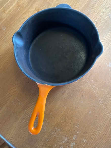 Photo of free Damaged le creuset pan (New Marston OX3) #1