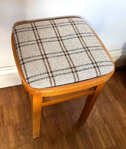 Photo of free Vintage mid-century wooden stool (South Norwood SE25) #3