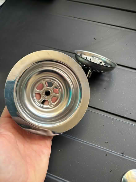 Photo of free Chrome sink waste plug (Stockport centre SK1) #3