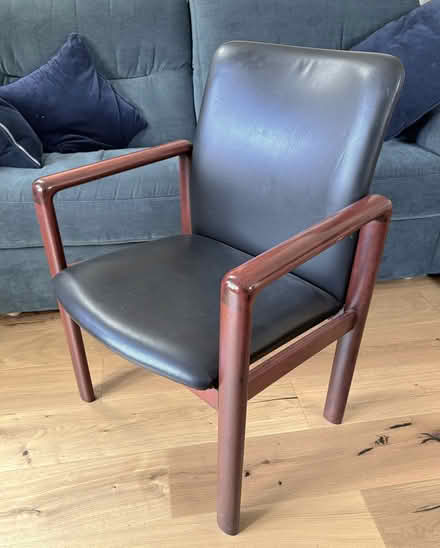 Photo of free Leather chair with arms (Trinity BA11) #1