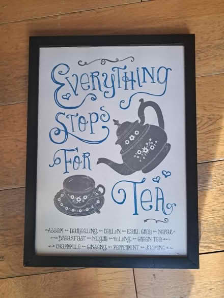 Photo of free Framed poster (OX25, Weston on the green) #1