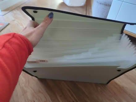 Photo of free A4 concertina folder (Lower Penwortham PR1) #1