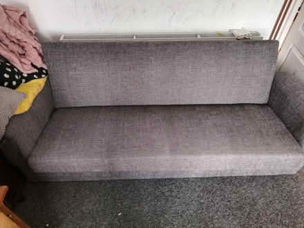 Photo of free 3 seater sofa grey (Rowley Regis B65) #1
