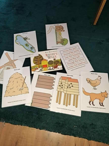 Photo of free Rosie’s Walk book and flashcards (Shaw, OL2) #1
