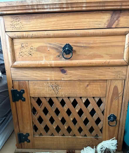 Photo of free Solid pine chest and locker (Shankill Dublin 18) #2