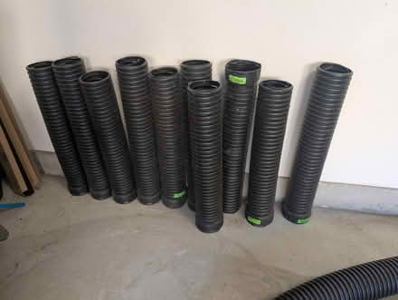 Photo of free Perforated 4" plastic pipes (Terra Vista Way and Pierce Ave) #2