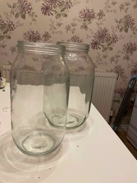Photo of free 2 Large glass jars 2L & 3L (CV23, Coton Park) #1