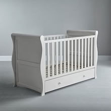 Photo of free John Lewis Sleigh cot bed (Esher) #1