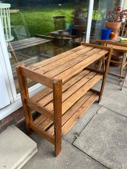 Photo of free Shoe rack/shelving unit (Norfolk Park S2) #2