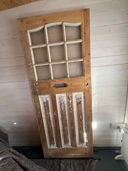Photo of free Wooden/glass front door (BN3) #2