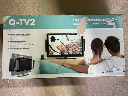 Photo of free Q-TV2 TV Sound System - For up to 55” TV (Hertford SG14) #1