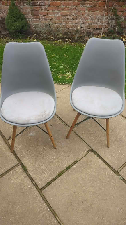 Photo of free 6 grey chairs (Walton-on-Thames KT12) #1