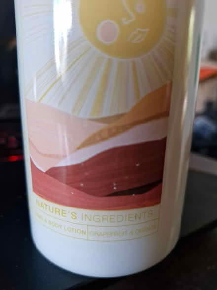 Photo of free Full bottle of hand and body lotion (Denton) #2