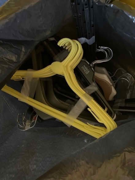 Photo of free Bag of assorted hangers (ME1) #1
